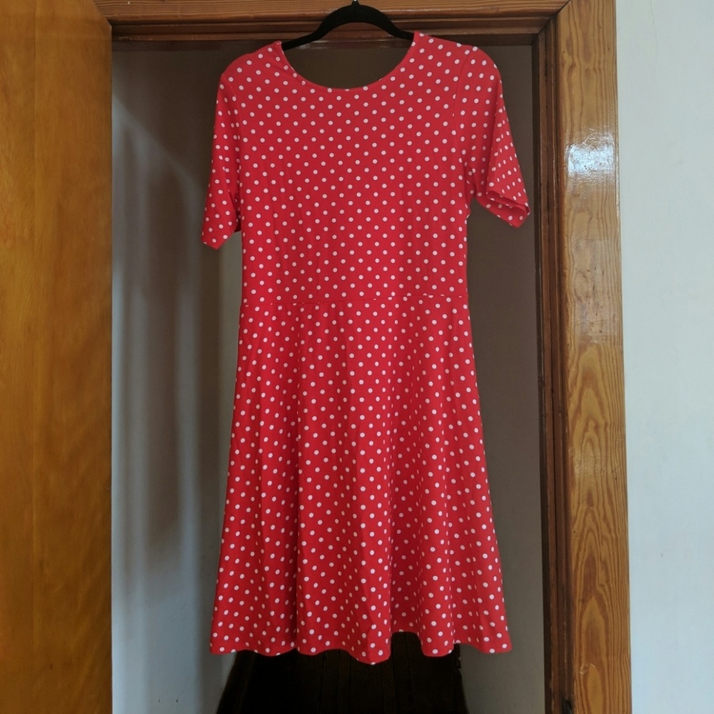 ASOS Red Polka Dress with Cutouts!